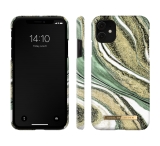 Fashion Case iPhone 11/XR Cosmic Green Swirl