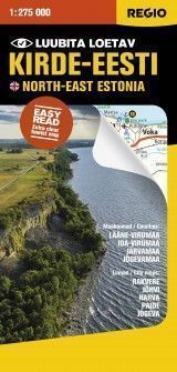 Regio Kirde-Eesti turismikaart. Lääne-Virumaa, Ida-Virumaa, Järvamaa, Jõgevamaa