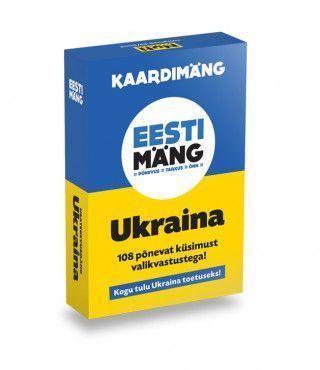 HEATEGEVUSLIK Kaardimäng Eesti mäng. Ukraina