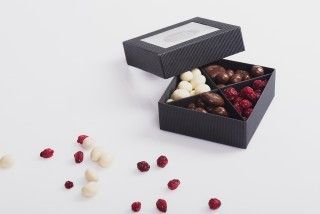 ECOMARI Kinkekarp marjadega belgia šokolaadis 160 g