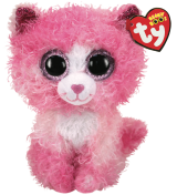 Pehme kaisuloom TY REAGAN - cat with pink curly hair reg