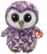 Pehme kaisuloom TY MOONLIGHT - owl purple reg