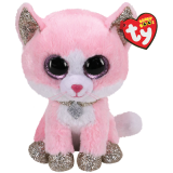 Pehme kaisuloom TY FIONA - pink cat regular