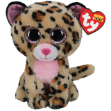 Pehme kaisuloom TY LIVVIE - brown/pink leopard regular