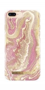 Fashion Case iPhone 8/7/6/6S Plus Golden Blush Marble