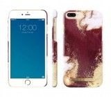 Fashion Case iPhone iPhone 8/7/6/6S Plus Golden Burgundy Marble