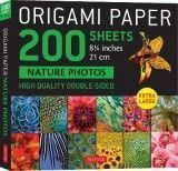 Origami Paper 200 sheets Nature Photos 8 1/4" (21 cm): High Quality Double-Sided Origami Sheets Printed with 12 Photographs (Instructions for 6 Projects Included)