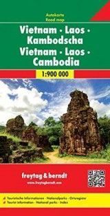 Freitag & Berndt Vietnam Laos Kambodscha 1:900 000