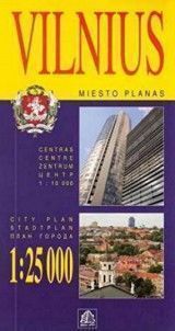 Jana Seta Vilnius City Plan 1:25 000, 1:25 000 (voldik)