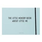 Beebiraamat Design Letters The little memory book, Blue