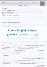 I Love English 6 Test